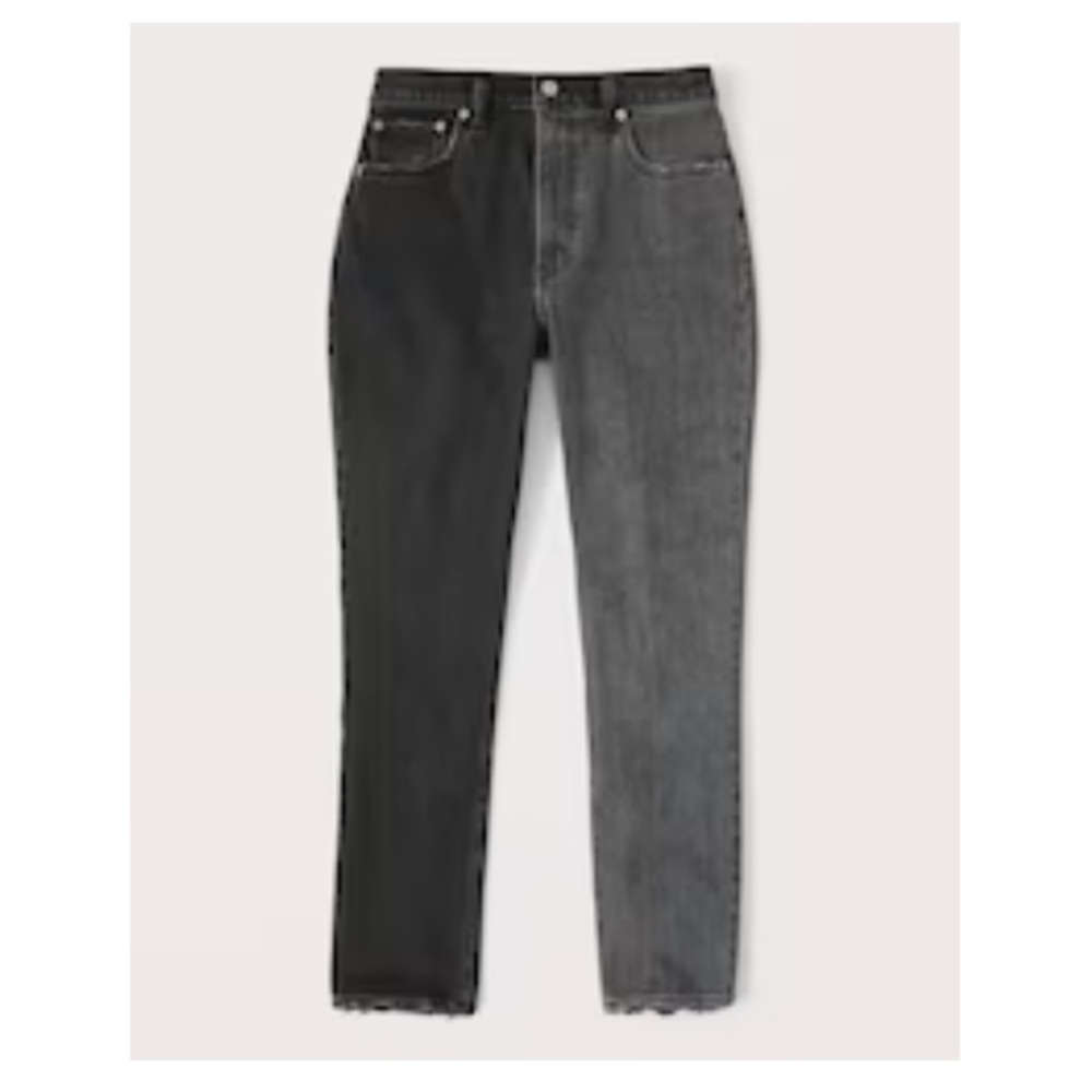 NWT! Abercrombie & Fitch Curve Love High Rise Skinny Jeans Washed Black 32